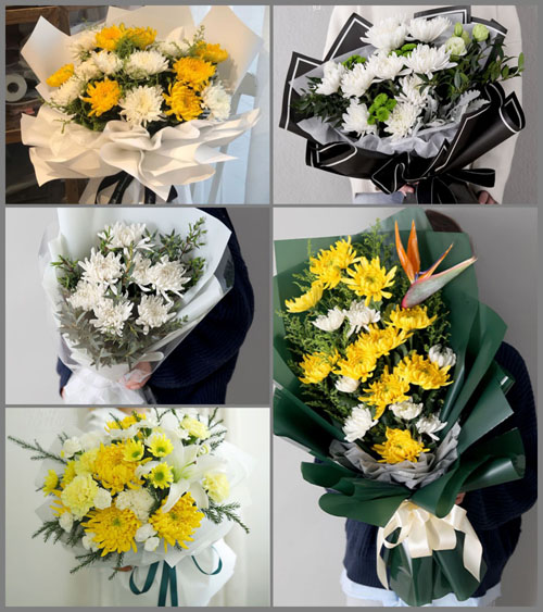 贵州毕节市赫章县达依乡银庄村白事花束代送